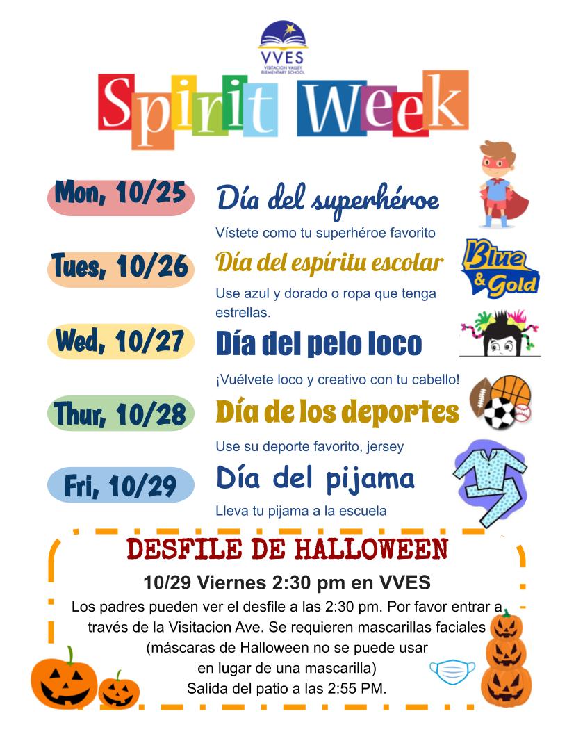 How To Say School Spirit Week In Spanish